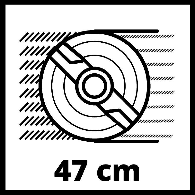 AKU sekačka rotační  GE-CM 36/47 HW Li (2 x 4 Ah) Einhell-4
