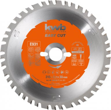Pilový kotouč HM 315 x 30 mm 48 zubů KWB