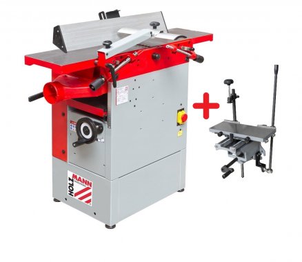Srovnávací a tloušťkovací frézka HOB260ECO na 230V + dlabačka K5260LLL Holzmann